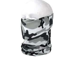 Multifunctional Balaclava Scarf Half Face Mask Navy Camo