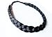 Thai Headband Elastic Stretch Hair Braided Hairpiece Hair Accessories Bohemian style. (1 Black 2Cm)