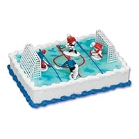 Hockey Cake Toppers - Set of 6