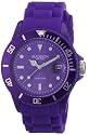 Madison New York Unisex-Armbanduhr Candy Time Analog Silikon lila U4167-01/2