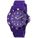 Madison New York Unisex-Armbanduhr Candy Time Analog Silikon lila U4167-01/2