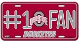 Ohio State Buckeyes License Plate - #1 Fan