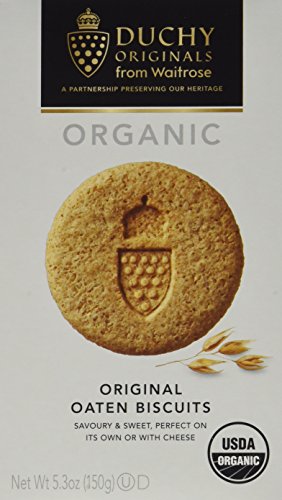 Duchy Originals Organic Oaten Biscuits, 5.3-Ounce (Pack of 6)