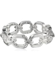 Nine West "Time For A Chain" Drama Chain Stretch Bracelet, 2.2"