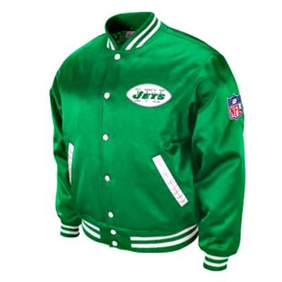 NFL New York Jets Satin Screen Pass Throwback Jacket Mitchell & Ness XL XLG LG at Amazon.com