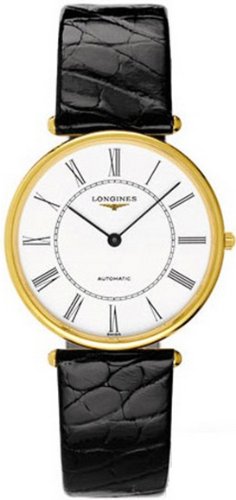 Longines La Grande Classique Automatic 18kt Gold Mens Watch White Dial L4.738.6.11.2