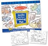 Jumbo Coloring Pad - Blue 11x14 - (Child)