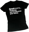 "Parenthood Is... Realizing You've Become Your Father." -- NBC's Parenthood Crop Sleeve Fitted Juniors T-Shirt