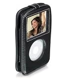 Philips SJM3303H - Case for digital player - genuine leather - black - iPod with video (5G) 30GB, iPod with video (5G) 60GB