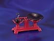 Miniature Vintage Look Red Food Scale