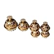Elephant Bells, Set Of 6, White