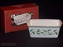 Lenox Holiday Carved Mini Loaf Pan