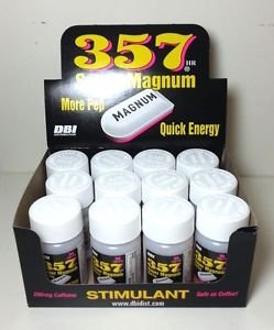 357 Super Magnum Stimulant Pills Maximum Strength (CONTAINS 12, 36 TABLET BOTTLES)