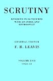 Scrutiny: A Quarterly Review vol. 17 1950-51