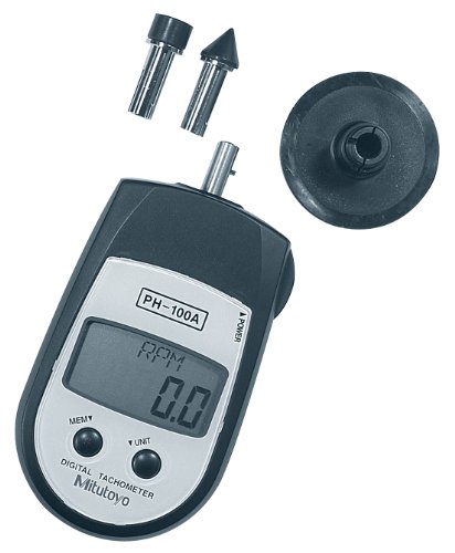 Mitutoyo 982-551 Digital Hand Tachometer 1 to 25000 rpm Contact Style