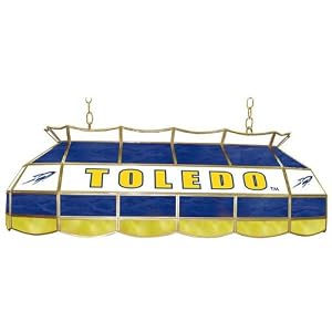 Trademark University of Toledo Stained Glass 40 In Tiffany Lamp
