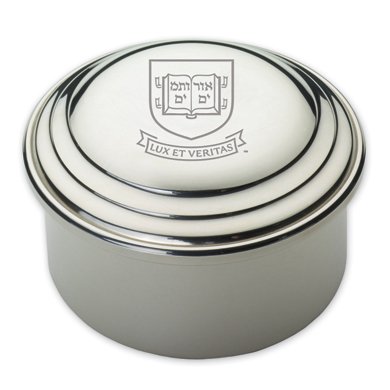 Yale University Pewter Keepsake Box