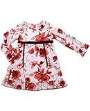 Baby Nay French Rose Velveteen L/S Dress