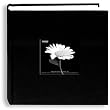 Pioneer Cloth Photo Album with Frame 9-Inch by 9-Inch, Deep Black