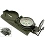 Military Style Lensatic Marching Compass With Pouch