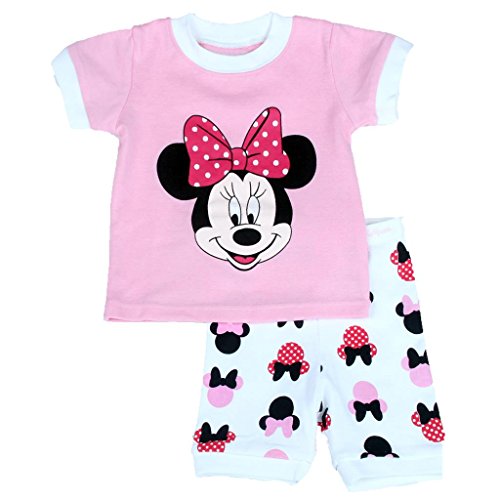 [DREAMAXHP]Baby Toddler Kid's Girls Pink Sleepwear Pajama