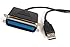 StarTech.com 10-Feet USB to Parallel Printer Adapter ICUSB128410 (Black)