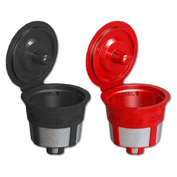 Set A Shopping Price Drop Alert For Solofill Cup, Refillable Cup For Keurig K-Cup Brewers, Red and Black, 2-Count Pack