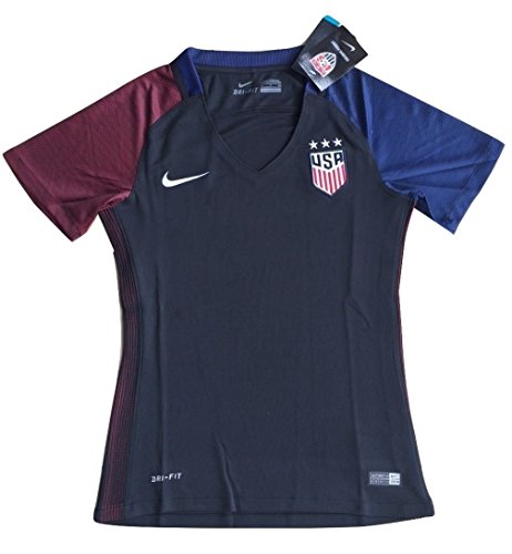 Women's USA National Team 2016/2017 Away Soccer Jersey Black