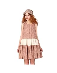 Floral Print Above the Knee Viscose Sleeveless Ruched  Dress