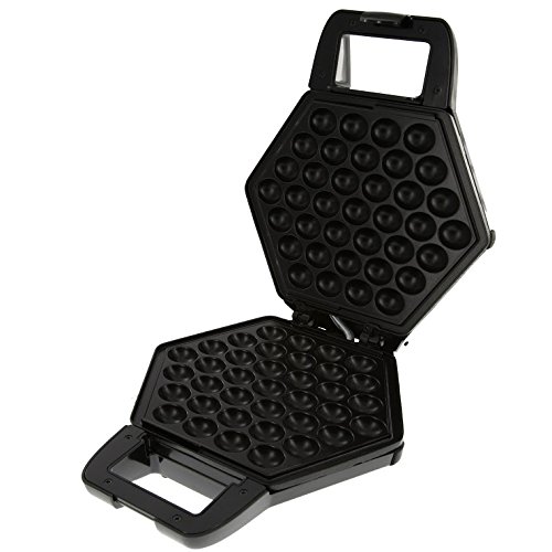 Bubble Waffle Maker by Cucina Pro Nonstick Iron Creates Bubble Shaped