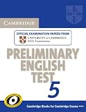 Cambridge Preliminary English Test 5 Student's Book (Pet Practice Tests)