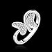 Fashion 925 Sterling Silver Jewelry Cute Butterfly Lovely Korean Party Ring