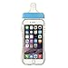 DStores Blue Iphone 6 6s Plus Gel Case， New 3D Baby Nipple Milk Bottle TPU Silicone Back Skin Case Cover With Lanyard For iPhone 6 6s Plus 5.5 inch