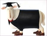 Ewe & Me THE GRADUATE Sheep Sculpture by Toni Goffe