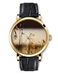 SPRAWL Aanalog Fashion Series Gold Ladies Watches of Genuine Black Leather Strap,Unique Wrist Watch for Women Girls Designed with wheat