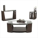 IMAGE OF Christina Cocktail Table Set in Rich Mahogany