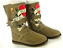 Womens Boot Straps Boot 18FBS104W Ed Hardy Shoes
