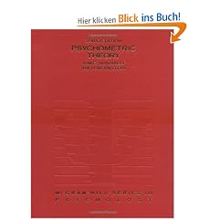 Psychometric Theory (McGraw-Hill Series in Psychology)