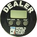 DB WPT Black World Poker Tour Dealer Button Blind Timer with FREE CUT CARD