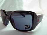 SPY ELIZA BLACK WITH COLORFUL STRIPS TEMPLES SUNGLASSES by 