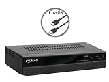 COMAG HD 25 HDTV Satelliten Receiver (HDMI, USB 2.0, Scart-Anschluss) schwarz inkl. gratis Qualitäts-HDMI-Kabel
