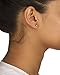 14K White Gold Screw Back Ball Earring Studs - All Sizes Available (5 Millime.
