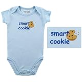 Baby-Says Bodysuit - Smart Cookie, 6-9 months by Luvable Friends