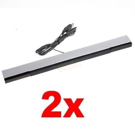 Neewer 2x Wired Infrared Ray Sensor Receiver for Nintendo Wii