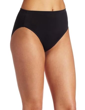 Vanity Fair Women Comfort Essentials Microfiber Hi Cut Panties