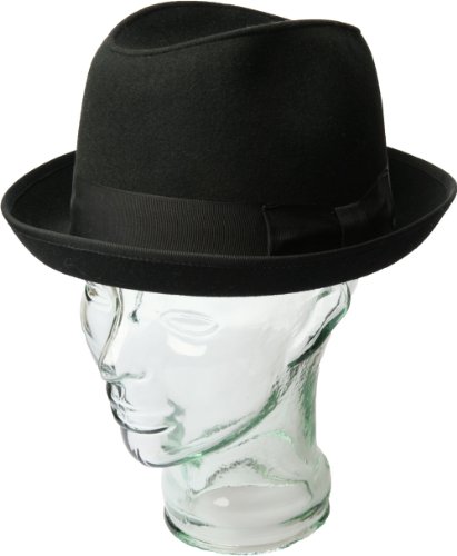 San Diego Hat Company Black Wool Felt Men's Fedora