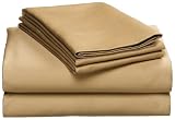 Pike Street 1000-Thread Count Luxury Single-Ply Sateen Twin Sheet Set, Linen