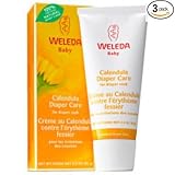Weleda Baby Calendula Diaper Cream Pack 3 X 2.8oz