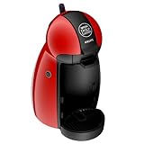 NESCAFÉ Dolce Gusto Piccolo by Krups KP100640 Coffee Machine, Red, 15 Bar Pressure Pump