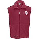 Columbia Oklahoma Sooners Slotback Fleece Vest at Columbia Sportswear